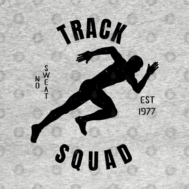 Mens Athletics Track Squad Athlete Gift by atomguy